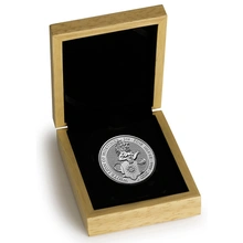 Moneda Bestias de la Reina El León Blanco de Mortimer de Plata de 2 oz
