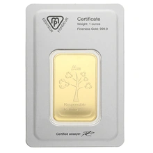 Lingote de Oro de 1 oz Metalor