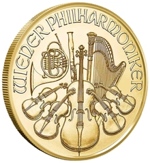 Moneda Filarmónica Viena de Oro de 1/10 oz 2026