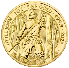 Moneda Mitos y Leyendas Little John de Oro de 1 oz 2022