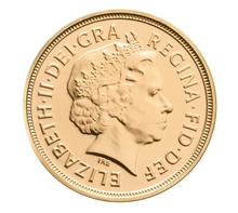 Moneda Soberano de Oro 2012 Jubileo de Diamante
