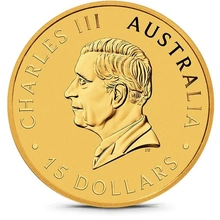Moneda de oro australiana Kookaburra 2026 de 1/10 oz