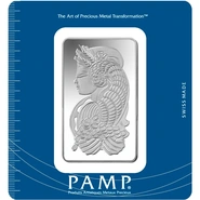 Lingote de Plata de 100 g PAMP