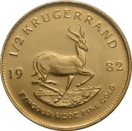 Krugerrand de 1/2oz de Oro (de Nuestra Elección)