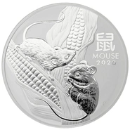 Moneda Perth Mint Calendario Lunar de Plata de 1 kg 2020 Año del Ratón