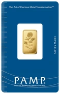 Lingote de Oro de 5 g PAMP Rosa