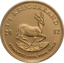Moneda Krugerrand de 1/4 oz de Oro 2012