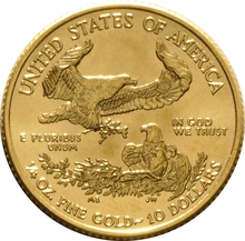 Moneda American Eagle de Oro de 1/4 oz 2015