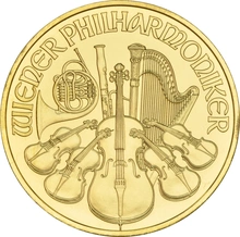 Moneda Filarmónica Viena de Oro de 1 oz 2019