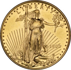 Moneda American Eagle de Oro de 1/4 oz 1999
