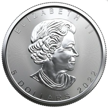 Moneda de Plata de 1 oz de Arce Canadiense (de Nuestra Elección)