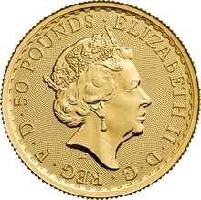 Moneda Britannia de Oro de 1/2 oz 2018