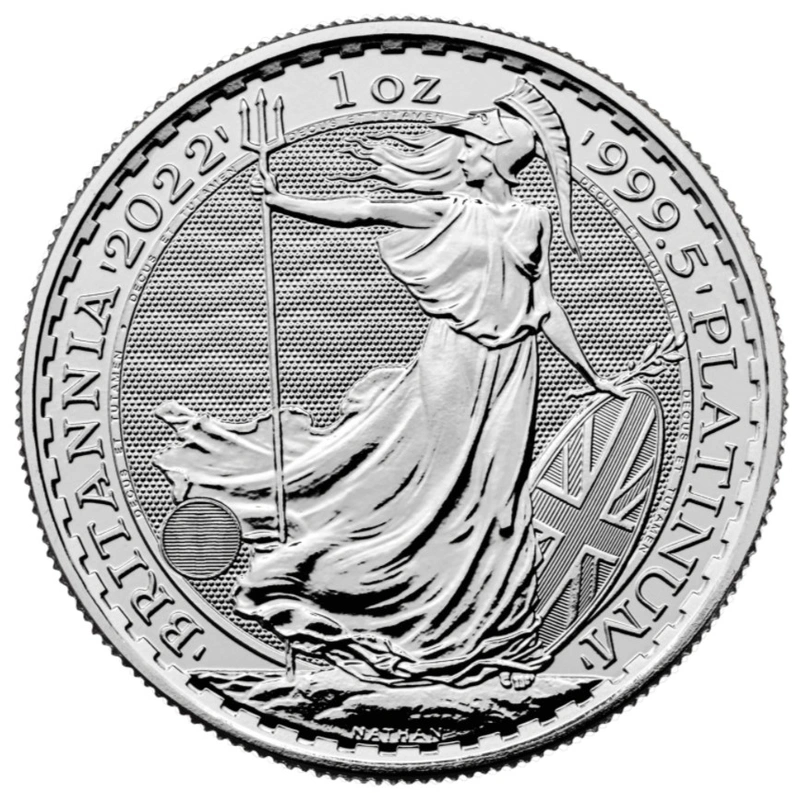 Moneda Britannia de Oro de 1 oz 2022