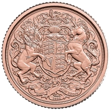 Moneda Cuarto Soberano de Oro Edición Conmemorativa 2022