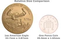 Moneda American Eagle de Oro de 1 oz (de Nuestra Elección)