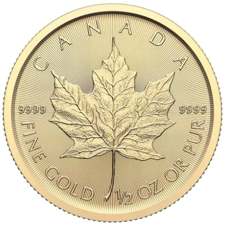 Maple Leaf Canadiense de 1/2 oz de Oro 2026