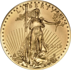 Moneda American Eagle de Oro de 1 oz 2018
