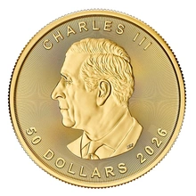 Maple Leaf Canadiense de 1 oz de Oro 2026
