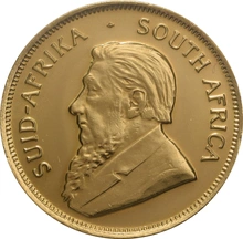 Moneda Krugerrand de 1/2 oz de Oro 1983