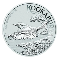 Moneda de plata australiana Kookaburra 2026 10 oz