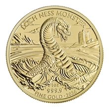 2026 1 onza Moneda de oro Legendary Creatures Lochness