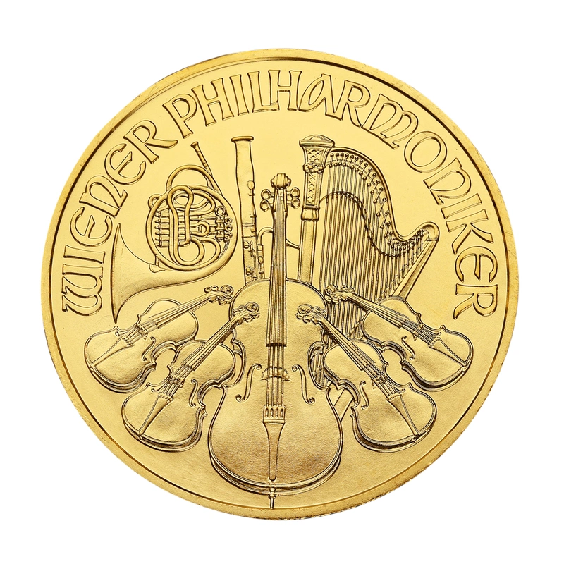 Moneda Filarmónica Viena de Oro de 1 oz 2021
