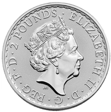 Moneda Britannia de Plata de 1 oz 2022