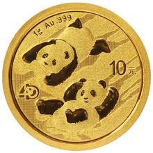 Panda Chino de 1g de Oro 2022