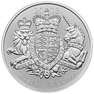 Moneda Escudo de Armas Real de Plata de 1 oz 2023
