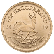 Moneda Krugerrand de 1/10 oz de Oro 2019