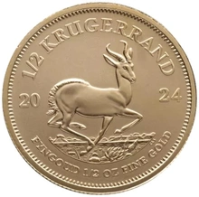 Moneda Krugerrand de 1/2 oz de Oro 2024