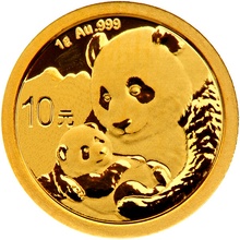 Panda Chino de 1g de Oro 2019