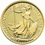 Moneda Britannia de Oro de 1 oz 2019