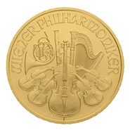 Moneda Filarmónica Viena de Oro de 1/2 oz 2022