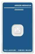 Lingote de Paladio de 1 g Argor-Heraeus