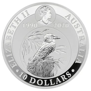 Moneda Cucaburra de Plata 10 oz 2020