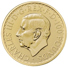 Moneda Britannia de Oro de 1 oz 2024