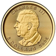 Maple Leaf Canadiense de 1/10 oz de Oro 2025