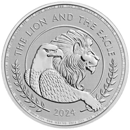 Moneda León y el Águila de Plata de 1 oz 2024