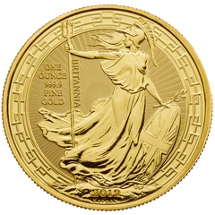 Moneda Britannia de Oro de 1 oz 2019 Borde Oriental