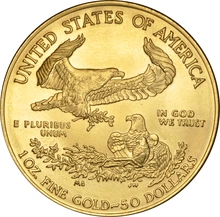 Moneda American Eagle de Oro de 1 oz 2005