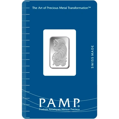 Lingote de Plata de 2,5 g PAMP