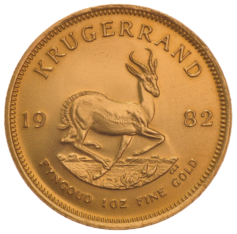 Moneda Krugerrand de 1 oz de Oro 1982
