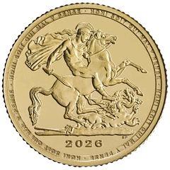 Moneda Cuarto de Soberano de Oro 2026