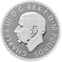 Moneda Britannia de Plata de 10 oz 2024