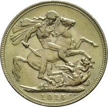 Soberano de Oro 1915 - Jorge V (M)