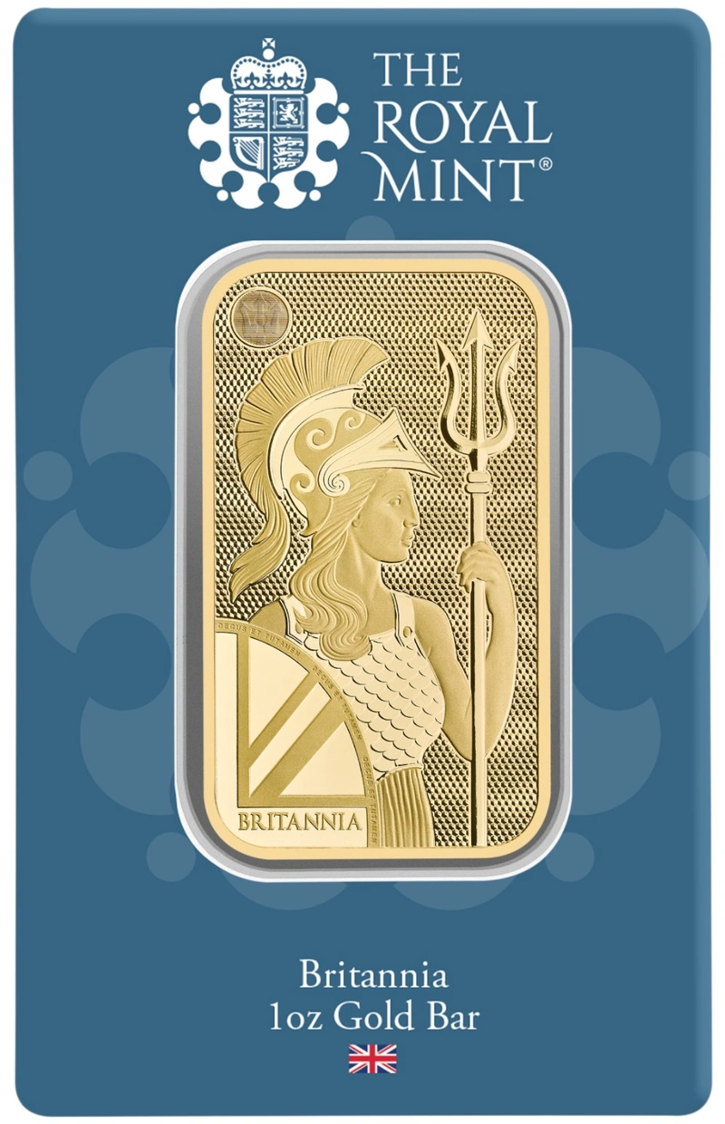 Lingote de Oro de 1 oz Britannia