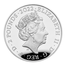 Moneda 25 Años de Harry Potter Expreso de Hogwarts de Plata de 1 oz Proof 2022
