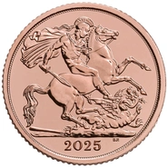 Moneda Medio Soberano de Oro 2025