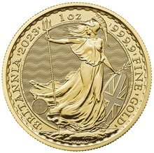 Moneda Britannia de Oro de 1 oz Coronación 2023